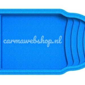 Polyester Zwembad Malta Ronde inlooptrap 520x320x160