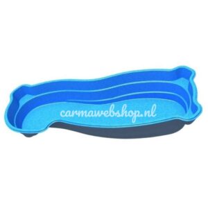 Polyester zwembad Zanzibar nier vormig 1000x360x125/190