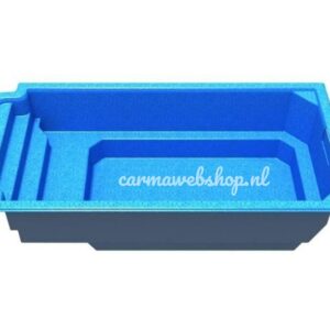 Polyester Zwembad Santorini Trap over hele breedte 585x290x150