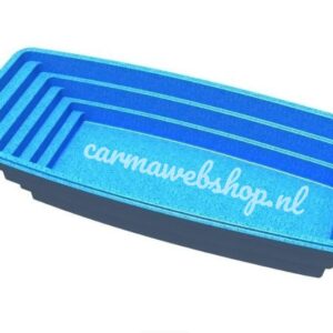 Polyester Zwembad Cyprus Trap over hele breedte 760x350x150