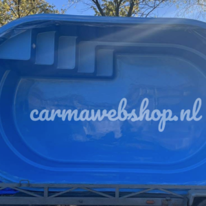 Polyester Zwembad Casablanca Ovaal met smalle trap 450x270x150