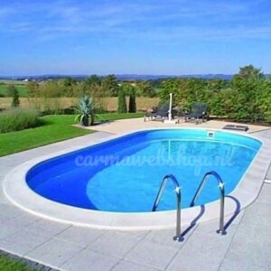 Metalen Wand Zwembad ovaal 525x320x120